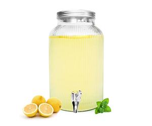 Sendez Distributore di bevande da 5 litri con rubinetto in acciaio inox, erogatore di succhi