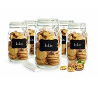 Sendez Einmachglas 1,5 L Trasparente 1500ml con Tappo a Leva e Guarnizione