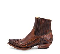 Sendra Boots - 4660 Stivali da cowboy da donna e da uomo con tacco e punta - Stile Camper Boots marrone - Stivali alla moda - 41
