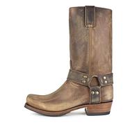 Sendra Boots - 8833 Stivali da cowboy da donna e da uomo con tacco e punta tonda - Stile Camper Boots marrone - Stivali alla moda - 42