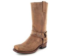 Sendra Boots 8833 - Stivali da motociclista unisex in pelle, Tang, 41 EU