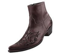 Sendra Boots, Stivali western uomo, Grigio (Antracite), 44