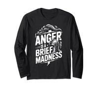 Seneca Stoic Philosoper Citazione Motivazionale Stoicismo Grafico Maglia a Manica