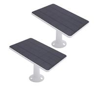 SENECESLI 10W Pannello Solare, Caricabatteria Portatile per la Ricarica, IP65 Impermeabile, Accessori Completi, per Batteria Ad Anello Campanello da Esterno Caricabatteria da Pannello