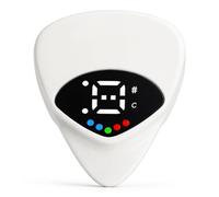 SENECESLI Accordatore per Chitarra Plettri per Chitarra 2 in 1, Display a LED Due in u no Accordatore Elettronico a 12 Toni con Clip Ad Alta sensibilità per Basso Elettrico Acustico Ukulele