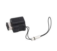 SENECESLI Adattatore Cavo di Ricarica per Console GBA SP, Convertitore di Interfaccia Tipo C Jack per Cuffie da 3,5 Mm con Corda Sospesa Anti-perdita (BLACK)