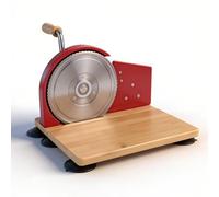 SENECESLI Affettatrice per Pane Manuale Efficiente Strumento per Affettare Pasta Madre per Prodotti da Forno Domestici Utilizzare Acciaio Inossidabile per uno Spessore di Taglio Uniforme (rosso)