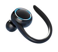 SENECESLI Auricolare Bluetooth Singolo, Cuffie Bluetooth con Gancio per L'orecchio Riduzione del Rumore, Auricolare Stereo Singolo Resistente All'acqua IPX4 per Giochi Sportivi di Guida