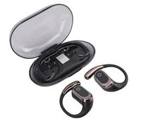 SENECESLI Auricolari di Traduzione Ai in Tempo Reale, Cancellazione Intelligente del Rumore e Tecnologia del Suono Surround a 360 °, Cuffie Intelligenti Wireless 3 in 1 per lo Studio di (BLACK)