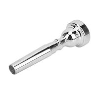 SENECESLI Bocchino per Tromba, Bocchino per Principianti in Argento 7C per Accessori per Tromba, Flusso d'aria Regolare Facile da Suonare, Compatibile con le Trombe Bach King (SILVER)