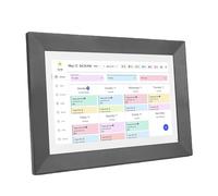 SENECESLI Calendario Digitale Intelligente da 10,1 Pollici e Tabella di Danno, Display Interattivo Touchscreen HD FullScreen Smart Family Planner, Muro e Scrivania Montato per Organizzare (BLACK)
