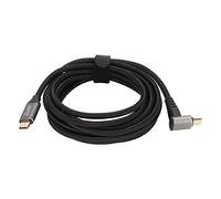 SENECESLI Cavo USB C Ad Angolo Retto per Steam Deck, Cavo USB C da 90 Gradi a USB C, PD100W Tipo C 3.1 Gen2 USB C Cavo di Ricarica Rapida per Steam Deck, Supporta 4K 60Hz, Nylon (300 cm)