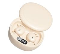 SENECESLI Cuffie Wireless, Cuffie Bluetooth V5.46, Scatola di Ricarica Rapida, Focolai di Orecchie di Microfono di Cancellazione del Rumore con Stereo Basso per Dormire Bene (colore della pelle)