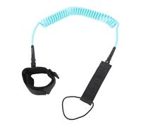 SENECESLI Fumo a Surf a Spirale, Guinzaglio di Surf da 9,8 Piedi, Cinturino da Paddle Board per Alzarsi in Piedi, Longboard, Paddleboard, Rotazione a 360 ° (Green)