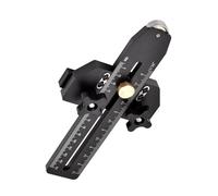 SENECESLI Guida a Strappo Sottile Veloce, Lega di Alluminio Taglio Sicuro ecc. In Scale Zero Spazio Estensibile Facile -utilizzo Sottile Strap -jig con Cuscinetti a Rulli a una Via per Router
