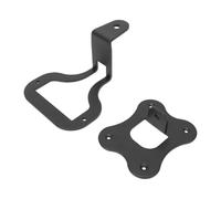 SENECESLI Mensola Mobile in Metallo con Montaggio a Parete per (BLACK) | Supporto a Parete per Altoparlante WiiM Sound, Angolo Regolabile, Montaggio Frontale Nascosto, con Hardware di Montaggio