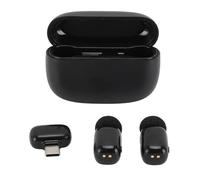 SENECESLI Microfono da Bavero Wireless Professionale con Morsetto/supporto, Suono Chiaro, Cancellazione del Rumore, Microfono da Bavero Portatile per Interviste, Canto, 48 KHz, ABS, Dimensioni del