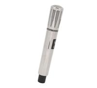 SENECESLI Microfono Dinamico UHF Wireless Professionale con Ricevitore per Performance Sul palco. Microfono in Metallo per Karaoke (SILVER)