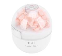 SENECESLI Mini Aria Portatile Umidificatore, Diffusore Olio Essenziale Night Light Calm Compact 120 Ml Serbatoio d'acqua Fog di Fog di At Home (PINK)