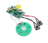 SENECESLI Modulo di Registratore Audio Programmabile, Modulo di Registrazione Vocale di Musica Fai -da -te Chip con Altoparlante, Musica Sonora di 3 Minuti per Saluti Personalizzati,