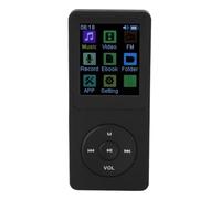 SENECESLI Mp3 Music Player, 7 Modi Audio Riproduzione Video Riduzione Testi Mp3 Visualizza Sincrono per Uso Quotidiano (Senza memoria)