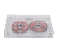 SENECESLI Rotola Sul Nastro Adesivo a Cassetta Vuota, Lega di Alluminio Professionale 50 Minuti di Cassetta Audio Vuota di Normale Scatola Trasparente di Preload Compatta per Registrazioni Musicali