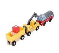 SENECESLI Set di Treni Merci Magnetici Alimentati Elettricamente, Modello Ad Alta Simulazione per Bambini, Materiali Sicuri, Promuove la creatività e il Gioco Divertente