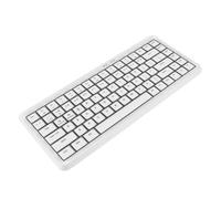 SENECESLI Tastiera Wireless 2.4G, Tastiera per Computer Silenziosa di Dimensioni Standard, Compatta Al 75%, 84 Tasti, 12 Tasti di Scelta Rapida Multimediali, Tastiera di Dimensioni (WHITE)