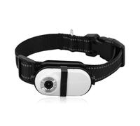 SENECESLI Telecamera per Collare per Gatti 1080P, Telecamera per Animali HD, Mini Telecamera D'azione per Registrazioni Video, Telecamera per Collare per Cani per Animali Domestici, (32GB)