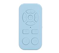SENECESLI Telecomando a Scorrimento, Auto -registrazione Wireless 9 Tasti Ricaricabili Non Ritardo Smartphone Control di Controllo Remoto Bluetoot Turner per Rotazione della Pagina (BLUE)