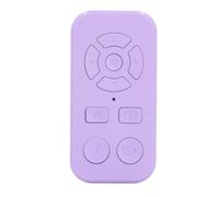 SENECESLI Telecomando a Scorrimento, Auto -registrazione Wireless 9 Tasti Ricaricabili Non Ritardo Smartphone Control di Controllo Remoto Bluetoot Turner per Rotazione della Pagina (Viola)