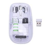 SENECESLI Traduzione in Tempo Reale con Voce Mouse AI in 120 Lingue per | DPI Regolabile, Bluetooth 5.0, Mouse Wireless da 2,4 GHz Supporta la Digitazione Vocale, Portata Senza Ritardi di 10 Metri,