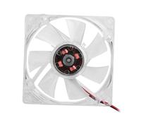 SENECESLI Ventola per Case PC LED a 4 Pin da 80 Mm, Dispositivo di (BLUE) | Flusso D'aria da 46 CFM, Cuscinetto Idraulico, 2500 Giri/min, Telaio in ABS, per Desktop da Gioco e PC Fai da Te