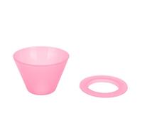 SENECESLI Versare su Gocce di caffè, Filtro in Preda Al caffè in Fondo a Fondo con un Appartamento Stabile per la Birra a Tazza Singola, Adatto a Casa, Ufficio, Campeggio (PINK)