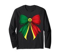 Senegal Senegalese Pride Coquette Fiocco Bandiera Mamma Maglia a Manica