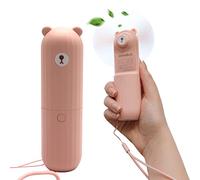 Senelux Ventilatore portatile, mini ventilatore portatile, 2500 mAh, funzionamento a batteria, mini ventilatore da scrivania ricaricabile tramite USB, 12-24 ore di lavoro, ventilatore tascabile