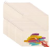 SENENQU 30 Pezzi Astuccio Piccolo Beige Pochette da Personalizzare