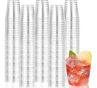 SENENQU 300 Pezzi Bicchierini Liquore 50 ml, Bicchieri Plastica Trasparenti da Shot, Bicchieri Liquore per Degustazioni Dessert Feste Buffet e Catering Professionale