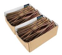 SENENQU Set 100 Viti M6 6x160 Acciaio Zincato - Pozidriv Testa Svasata (Giallo)