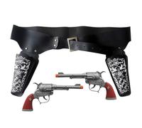 Senermter Cintura Western E | da Cintura per Rivoltella Western Medioevale Giocattoli | Costume Vintage Per Travestimenti Ruolo Spettacoli Esibizioni Uomini Donne Adulti