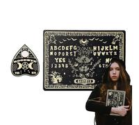 Senermter Miniature Spirit Board, Spirit Board Game | Talking Spirit Board in miniatura,Strumenti di divinazione metafisica Decorazione per la casa con planchette per il compleanno e Halloween
