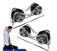 Senermter POOL CUE TETHE, Billiards Cue Roller | 1 coppia di allegati per il tornio | Accessori per bastoncini piscina, rullo di club, strumento di riparazione shaper per le donne uomini a casa