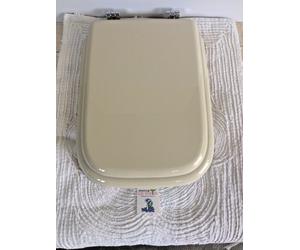 SENESI SEDILE /TAVOLETTA COPRI WC CHAMPAGNE MADE IN ITALY PER VASO DUCCIO SENESI