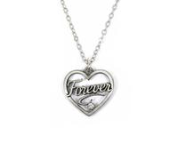 SENFAI Collana con ciondolo con parole personalizzate per donne regali di San Valentino personalizzati per uomini donne, Piccolo, Metallo, Non pietra preziosa