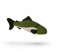 Senger Naturwelt Peluche a forma di pesce piccolo | verde abete | Cuscino termico con imbottitura dalla Germania a partire dai 3 mesi in su
