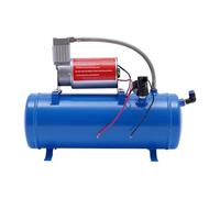 Sengfwin Compressore d'aria professionale Compressore Tromba con serbatoio da 6 litri Kit Tromba DC 12 V Compressore d'aria compatto per pneumatici corno d'aria