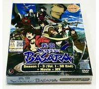 Sengoku Basara: Samurai Kings (Stagione 1 2 3 + Film + MV) ~ All Region ~ SEAL ~