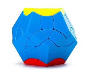 SengSo Phoenix Megaminx Speed Cube - Puzzle a 12 assi che cambiano la forma, meccanismo SengSo Megaminx a 3 colori, puzzle logica da 70 mm, senza adesivi