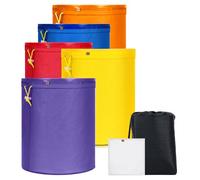 SenhE 5Pcs Buste Bubble Bags Filter Bags 5 Gallon con Corda per Chiudere Sacchetto Filtrante per Tè e Frutta