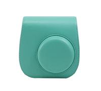 SENHE Classic Retro PU Pelle Fotocamera Tracolla Borsa Protettiva Copertura Protettiva Della Macchina Fotografica Fit per Polaroid Fit per Fujifilm Mini 8 8+ 9, Groen